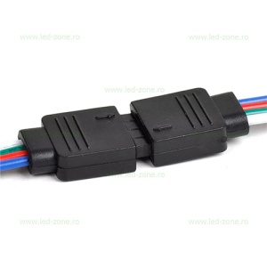 Conector Imbinare 4 PINI Banda LED RGB 12V - Img 4