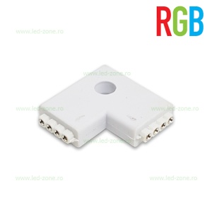 Conector Imbinare Banda LED RGB 12V Aplicat L - Img 2
