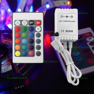 Controller Banda LED RGB 6A 72W 24 Taste IR - Img 4