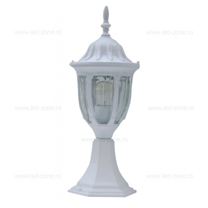 Felinar Iluminat Exterior Aplicat Alb LZ3260 - Img 1