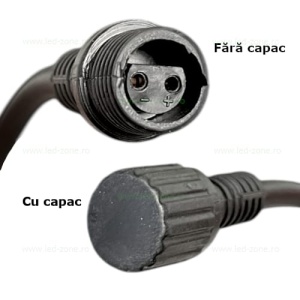 Ghirlanda 5M cu 10 Becuri LED IP65 Suspendate