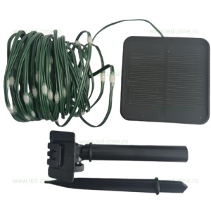 Instalatie Pom Craciun 100 LED-uri Solara 10m LZ-6043