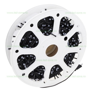 Instalatie Pom Craciun 500 LED-uri 8mm Diverse Culori Fir Negru - Img 6