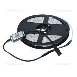 Kit Banda LED 5050 RGB Silicon 12V WIFI Rola 5m