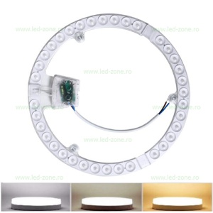 Kit LED Plafoniera 36W Rotund SMD2835 3 Functii LZ01