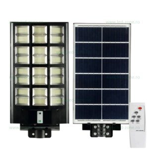Lampa LED Iluminat Stradal 1200W Solara cu Senzor Miscare si Telecomanda GRAND/XL
