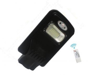 Lampa LED Iluminat Stradal 20W Solara cu Senzor Miscare si Telecomanda