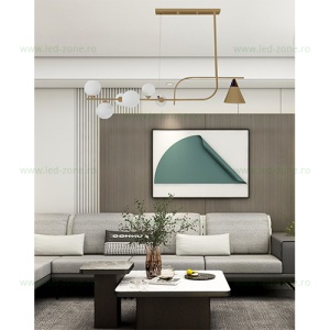 Lustra 6 Socluri G9 + 1 Soclu E14 LZDX1022-7 - Img 3