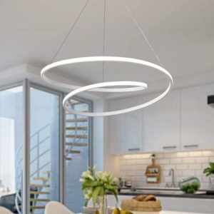 Lustra LED 108W Alba 3 Functii cu Telecomanda LZ105