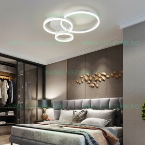 Lustra LED 112W 3 Functii Dimabila cu Telecomanda sau Telefon LZ1709 - Img 6