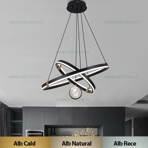 Lustra LED 122W Dimabila 3 Functii cu Telecomanda LZ1513 - Img 1