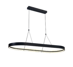 Lustra LED 144W Neagra 3 Functii cu Telecomanda LZ082