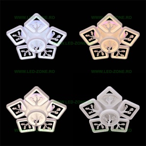 Lustra LED 146W 3 Functii Dimabila cu Telecomanda sau Telefon LZ6655-51 - Img 2