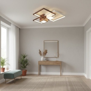 Lustra LED 158W 3 Functii cu Telecomanda LZ5301 - Img 3