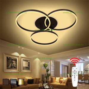 Lustra LED 160W 3 Functii Dimabila cu Telecomanda LZ5185 - Img 4