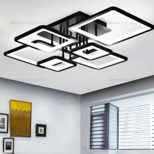 Lustra LED 164W 3 Functii Dimabila cu Telecomanda sau Telefon LZ8099 - Img 1