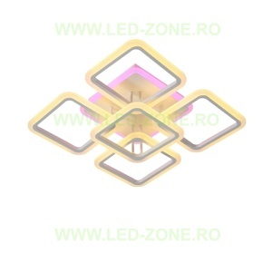 Lustra LED 188W 3 Functii Dimabila Telecomanda sau Telefon LZ6809-4+1
