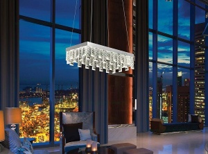 Lustra LED 24W 1 Segment Model Cristal NIRVANA - Img 2
