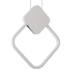 Lustra LED 24W Alba Pendul 3 Functii LZ320