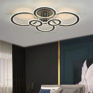 Lustra LED 250W 3 Functii Dimabila Telecomanda LZM316-6