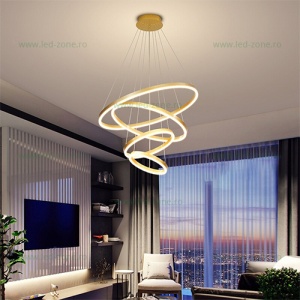 Lustra LED 288W Dimabila 3 Functii cu Telecomanda LZ5205-4