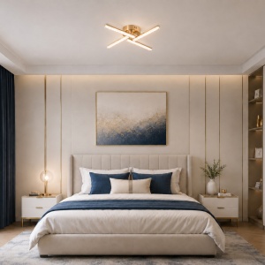 Lustra LED 50W Aurie cu Telecomanda LZ9286-4