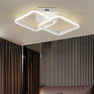 Lustra LED 52W 3 Functii Dimabila cu Telecomanda sau Telefon LZ3374-1+1