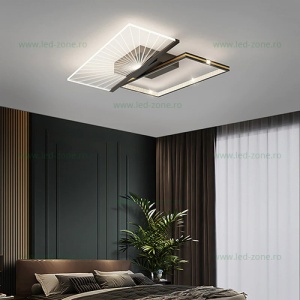 Lustra LED 62W Dimabila 3 Functii cu Telecomanda LZR9074-2 - Img 2