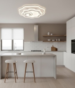 Lustra LED 73W 3 Functii Dimabila cu Telecomanda LZ24005 - Img 3