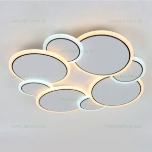 Lustra LED 77W 3 Functii Dimabila cu Telecomanda sau Telefon LZ75L374 - Img 5
