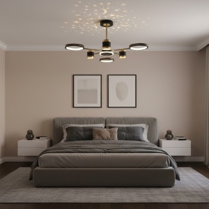 Lustra LED 80W 3 Functii cu Telecomanda LZ71116 - Img 3