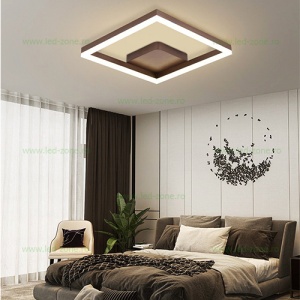 Lustra LED 80W 3 Functii Dimabila cu Telecomanda LZC875-1 - Img 1
