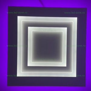 Lustra LED 96W 3 Functii Dimabila cu Telecomanda LZ1180SS-RGB - Img 2