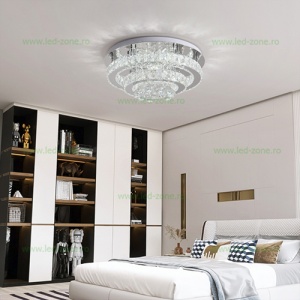 Lustra LED 98W 3 Functii Dimabila cu Telecomanda LZ1102-500Y - Img 2