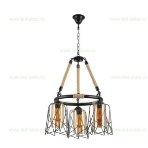 Lustra Rustic 3 Socluri E27 LZ1756