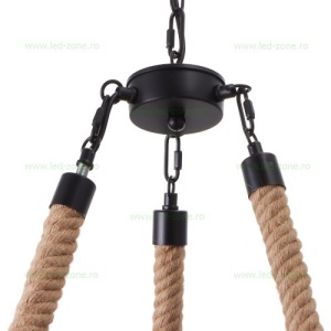 Lustra Rustic 3 Socluri E27 LZ8738 - Img 5