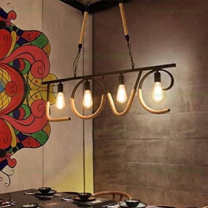 Lustra Rustic 4 Socluri LOVE - E27 LZ89039-4 - Img 2