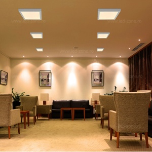 Panou LED 24W 30x30cm Aplicat Alb Kit Emergenta - Img 2