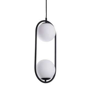 Pendul 2 Socluri E27 Negru LZ7107-2