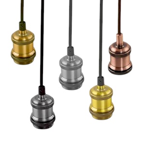 Pendul Soclu E27 Vintage Diverse Culori LZ03T - Img 6