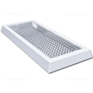 Plafoniera LED 24W Dreptunghiulara Dispersor Clar - Img 2