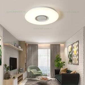 Plafoniera LED 36W 3 Functii + RGB Difuzor Bluetooth Telecomanda - Img 3