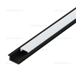 Profil Aluminiu Incastrat Dispersor Mat 2M 12MM LZ9897 - Img 4
