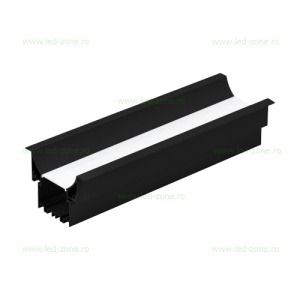 Profil Aluminiu Incastrat Dispersor Mat 2M 34MM LZ9900 - Img 4