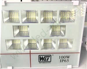 Proiector LED 100W Slim Alb SMD2835 T011 - Img 2