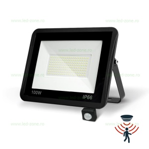 Proiector LED 100W Slim Senzor Miscare SMD 2835 - Img 1