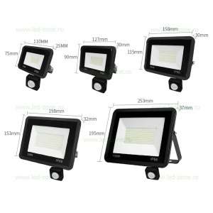 Proiector LED 20W Slim Senzor Miscare SMD 2835 - Img 5