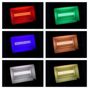 Proiector LED 60W RGB+CCT Smart Bluetooth cu Telecomanda - Img 7