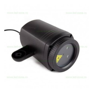 Proiector LED Laser cu Proiectie Lumini si Telecomanda Exterior