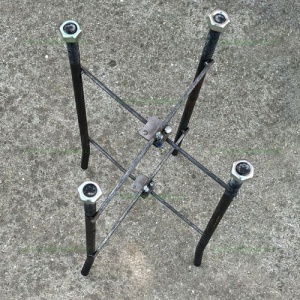 Set 4 Prezoane Montaj in Fundatie pentru Stalp Ornamental 3M - Img 2